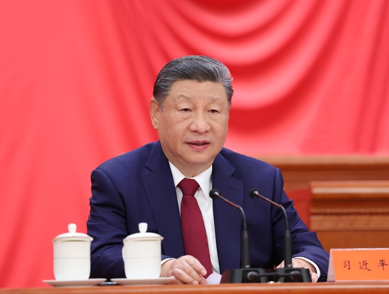 10月22日,纪念中国工农红军长征胜利90周年大会在北京人民大会堂隆重举行。中共中央总书记、国家主席、中央军委主席习近平发表重要讲话。新华社记者 姚大伟 摄