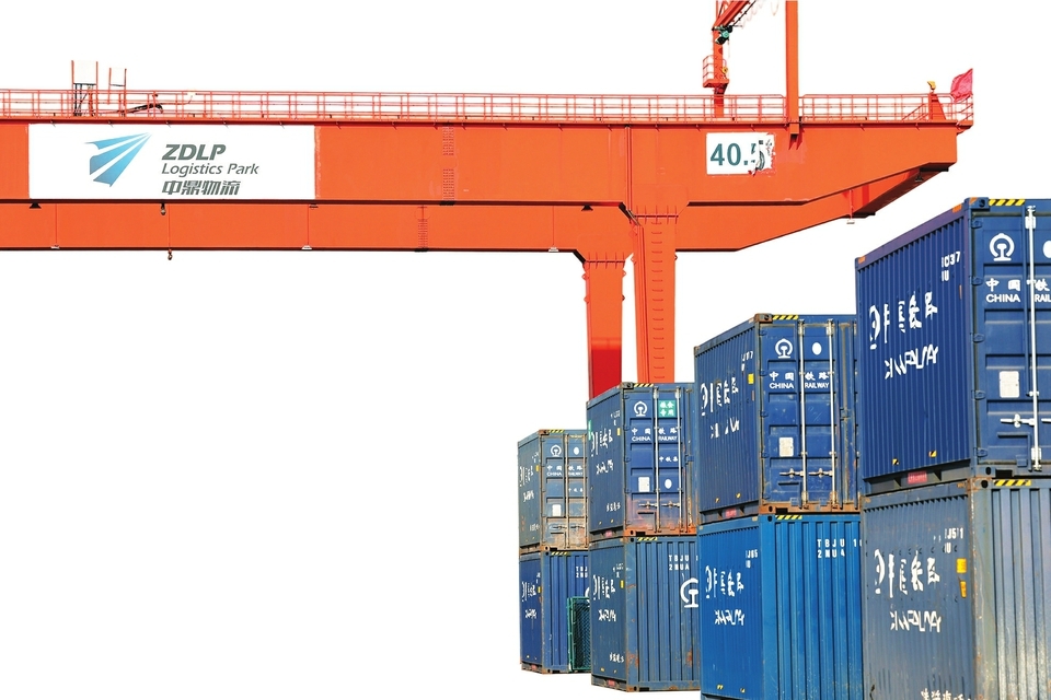 山西中鼎物流集团有限公司铁路港。刘勇摄