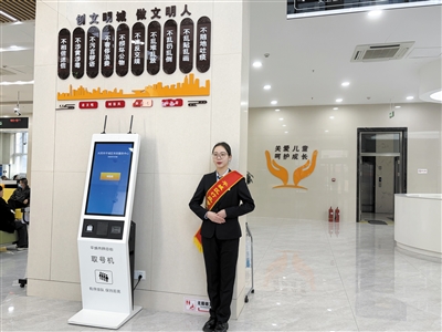 平城区行政审批局服务大厅一角。图片由平城区新闻中心提供